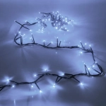 Гирлянда для дома НИТЬ «Твинкл Лайт» 3 м 100 ламп LED, черн.пров, 8 реж, IP-20. Белый (возможность соединения)