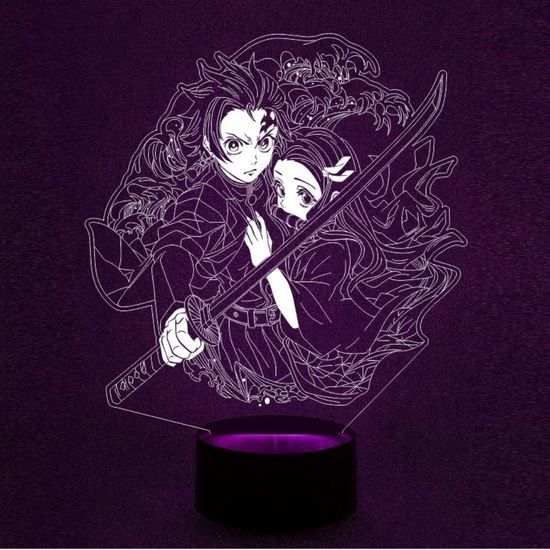3D лампа Demon Slayer  Клинок рассекающий демонов