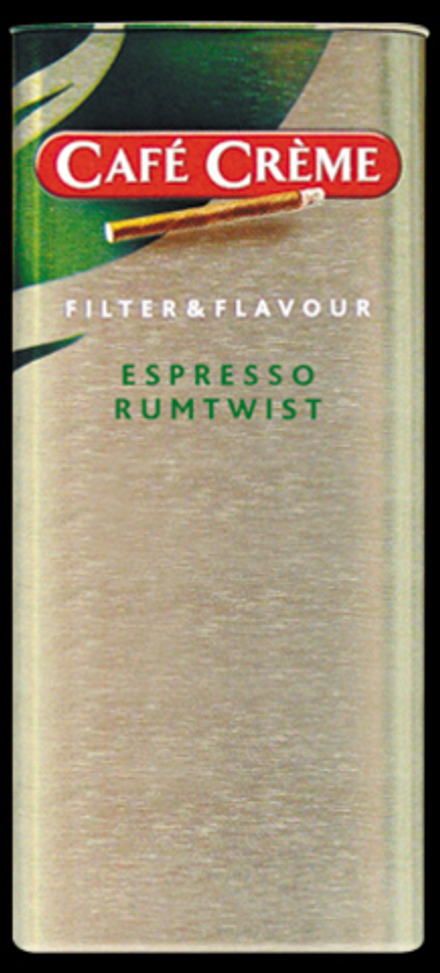 Cafe Creme Filter and Flavour Espresso Rumtwist 10