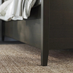 Каркас кровати с выдвижными ящиками - IKEA IDANÄS/IDANAS/LÖNSET/LONSET, 200х140 см, темно-коричневый, ИДАНЭС/ЛОНСЕТ ИКЕА