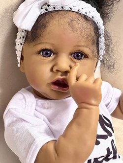 Кукла Реборн мягконабивная 55см в пакете (FA-369)