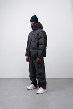 Куртка Nothomme Blue High Loft Mid Length Down Jacket "Dark Gray"