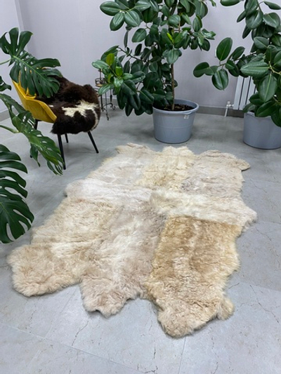 Ковер шкура натуральная овчина Меховой