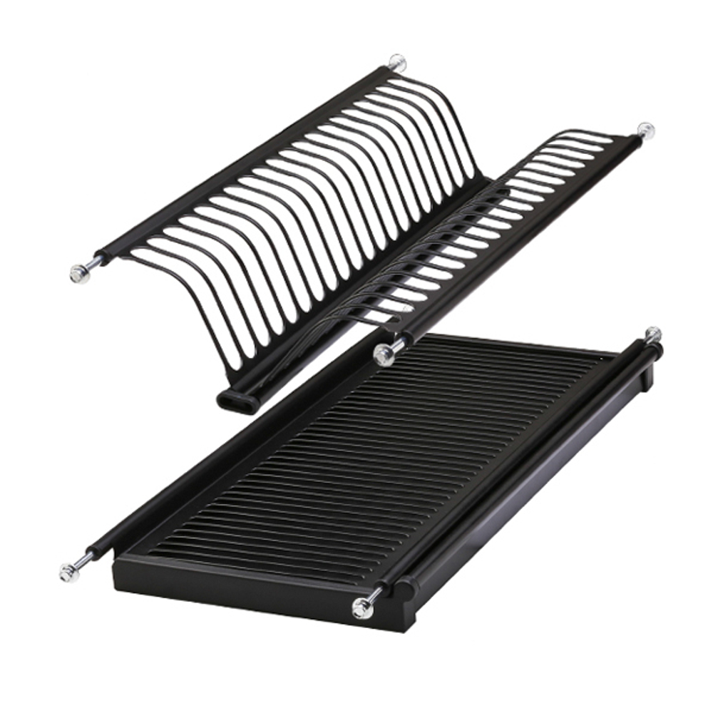 ЦБ009134 Посудосушитель двухуровневый с поддоном 600мм (нерж. сталь) КДМ