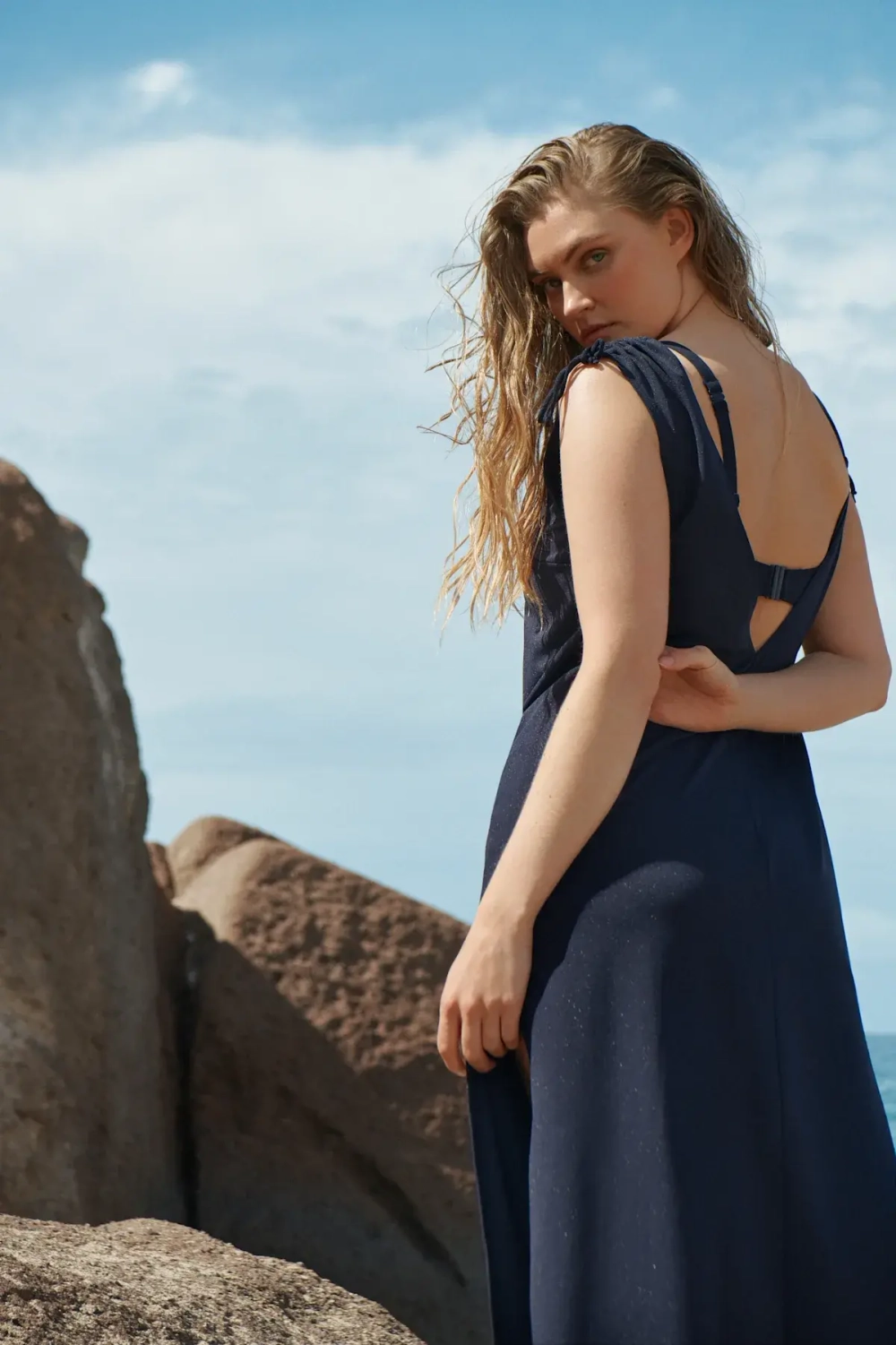 PRIMADONNA Длинное платье, темно синий