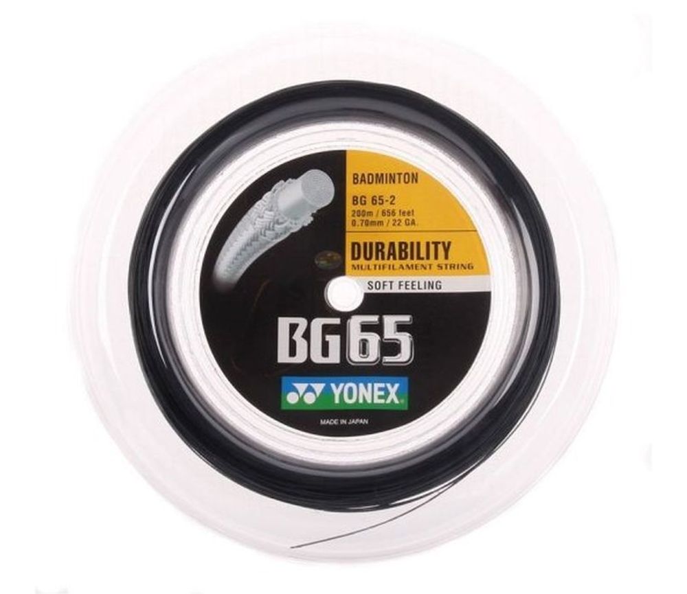 Струны для бадминтона Yonex BG 65 (200 m)