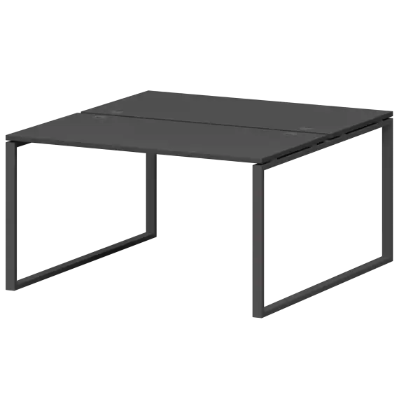 Бенч двойной на металлокаркасе СМС2-О-16К.149.Пр25  1600x1496x750 Смарт