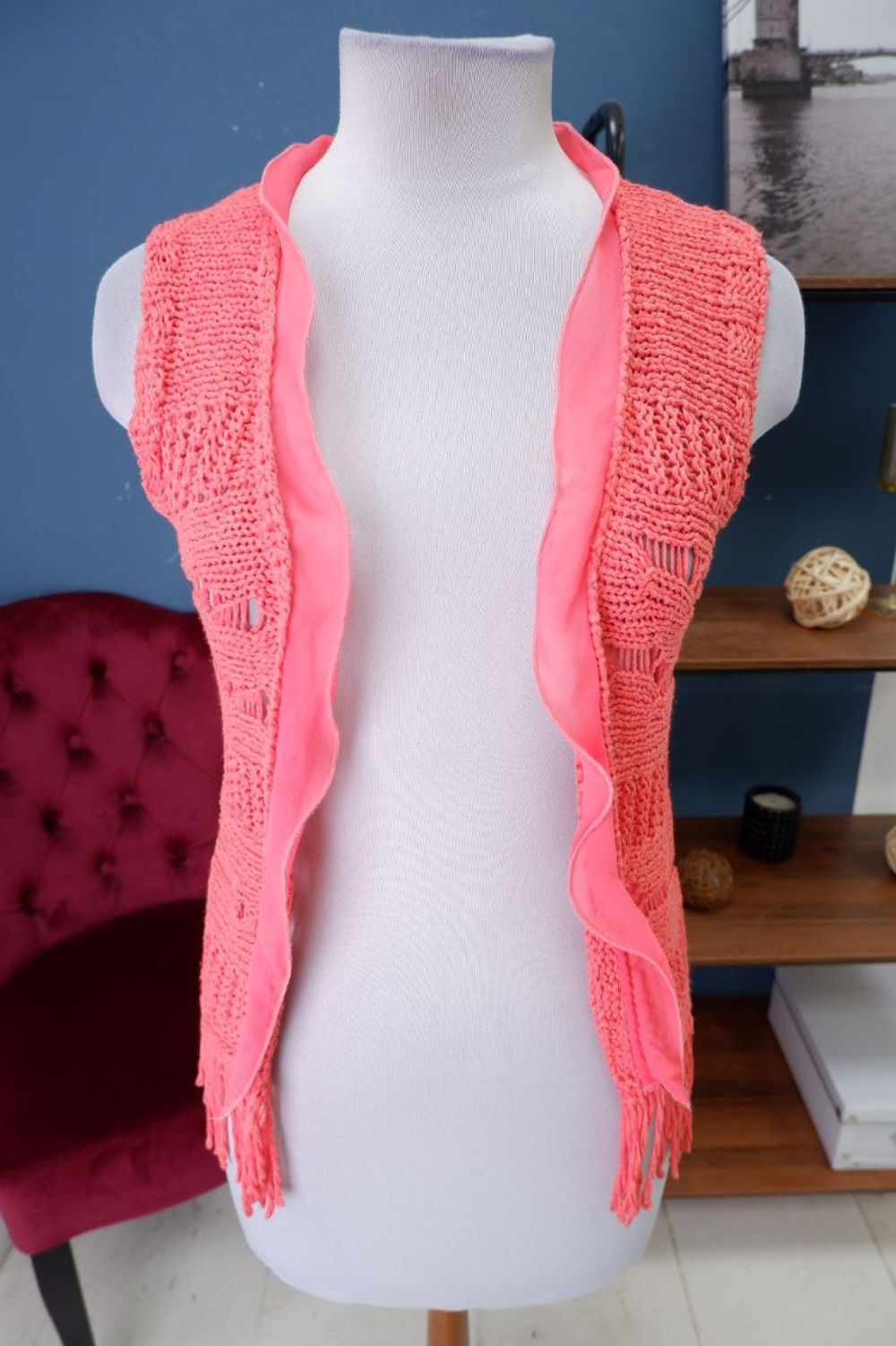 Жилет Motivi вязаный 40 размер