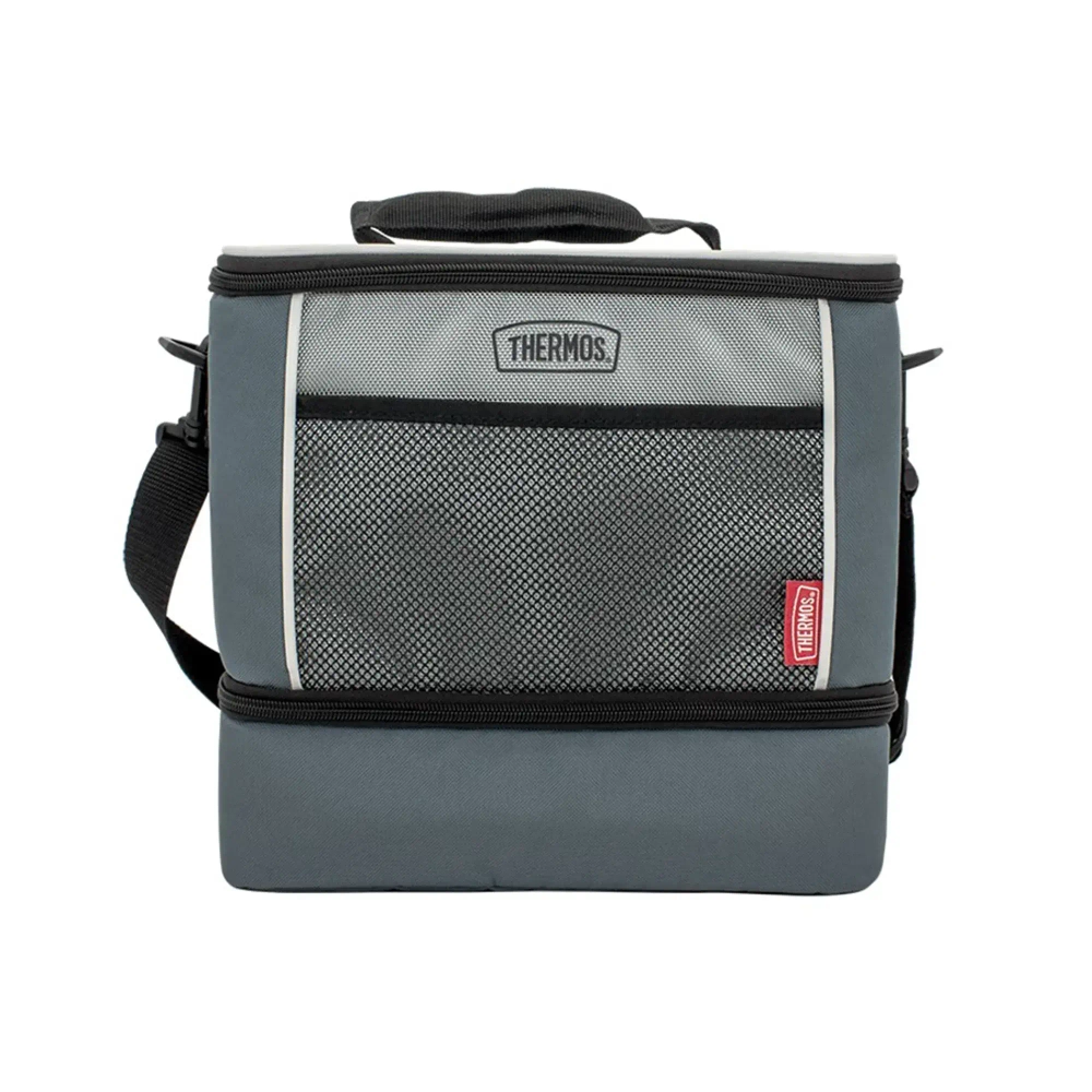 Термосумка Thermos E5 12 Can Cooler DUAL LUNCH BOX (9 л.), серая