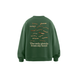 Свитшот Called a Garment X Pistols Sweatshirt "Middle Green"