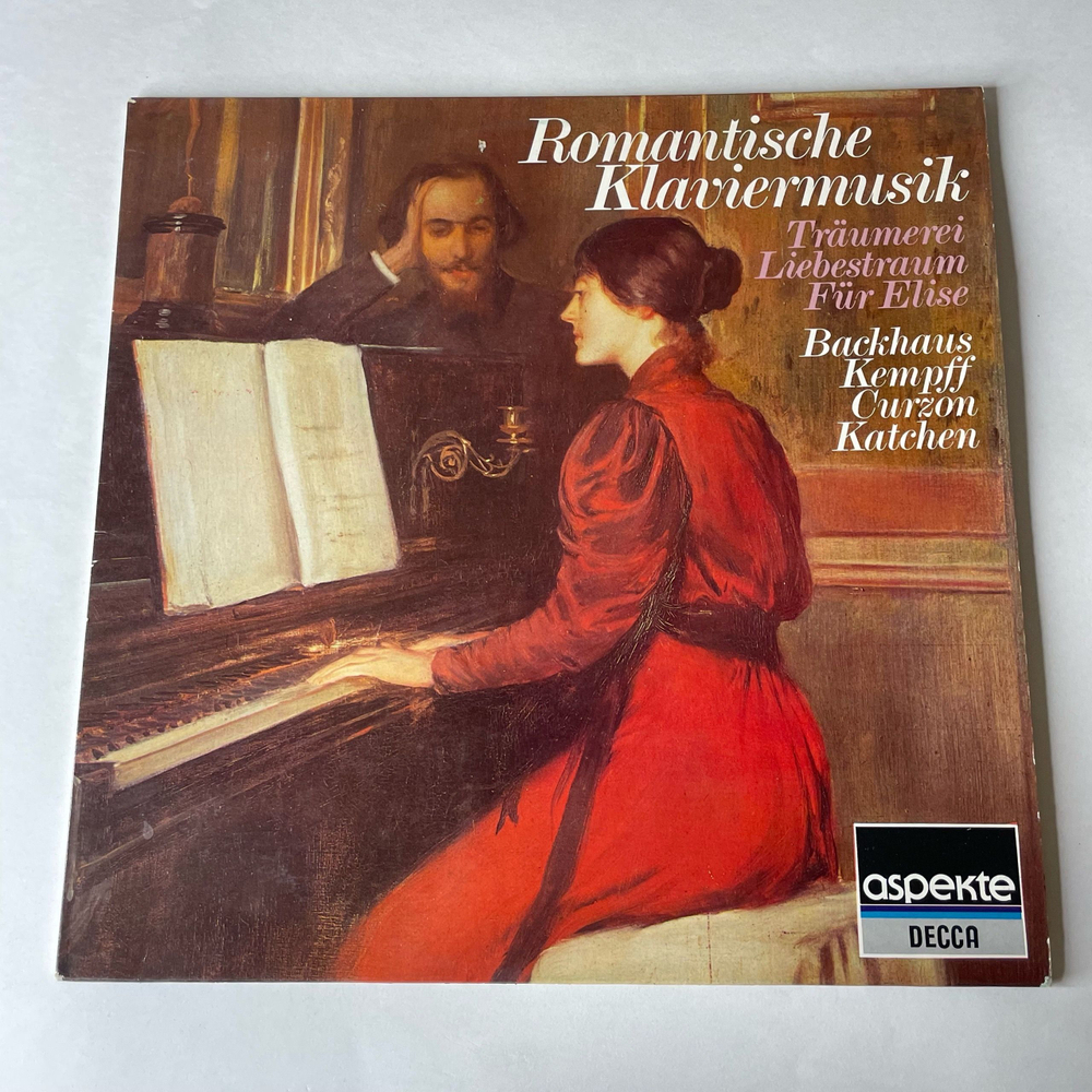 Винтажная виниловая пластинка LP Сборник Классической Музыки Romantische Klaviermusik (Германия 1977)