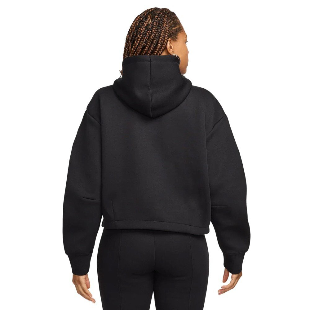 Баскетбольная женская толстовка Nike Sportswear Tech Fleece Black Sweatshirt