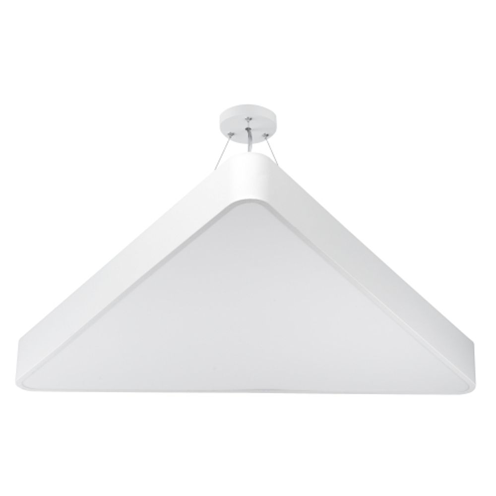 Светильник LED ЭРА Geometria SPO-151-W-40K-030 Delta 30Вт 4000К 3000Лм IP40 600*600*80 белый подвесной | Декоративные светильники Geometria