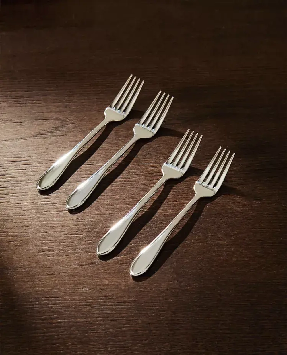 ZARA HOME КЛАССИЧЕСКИЙ НАБОР ВИЛОК ДЛЯ ЗАВТРАКА (4 ПРЕДМЕТА), СТАЛЬНОЙ