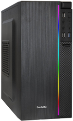Корпус mATX Exegate mEVO-9302-RGB-600W-12