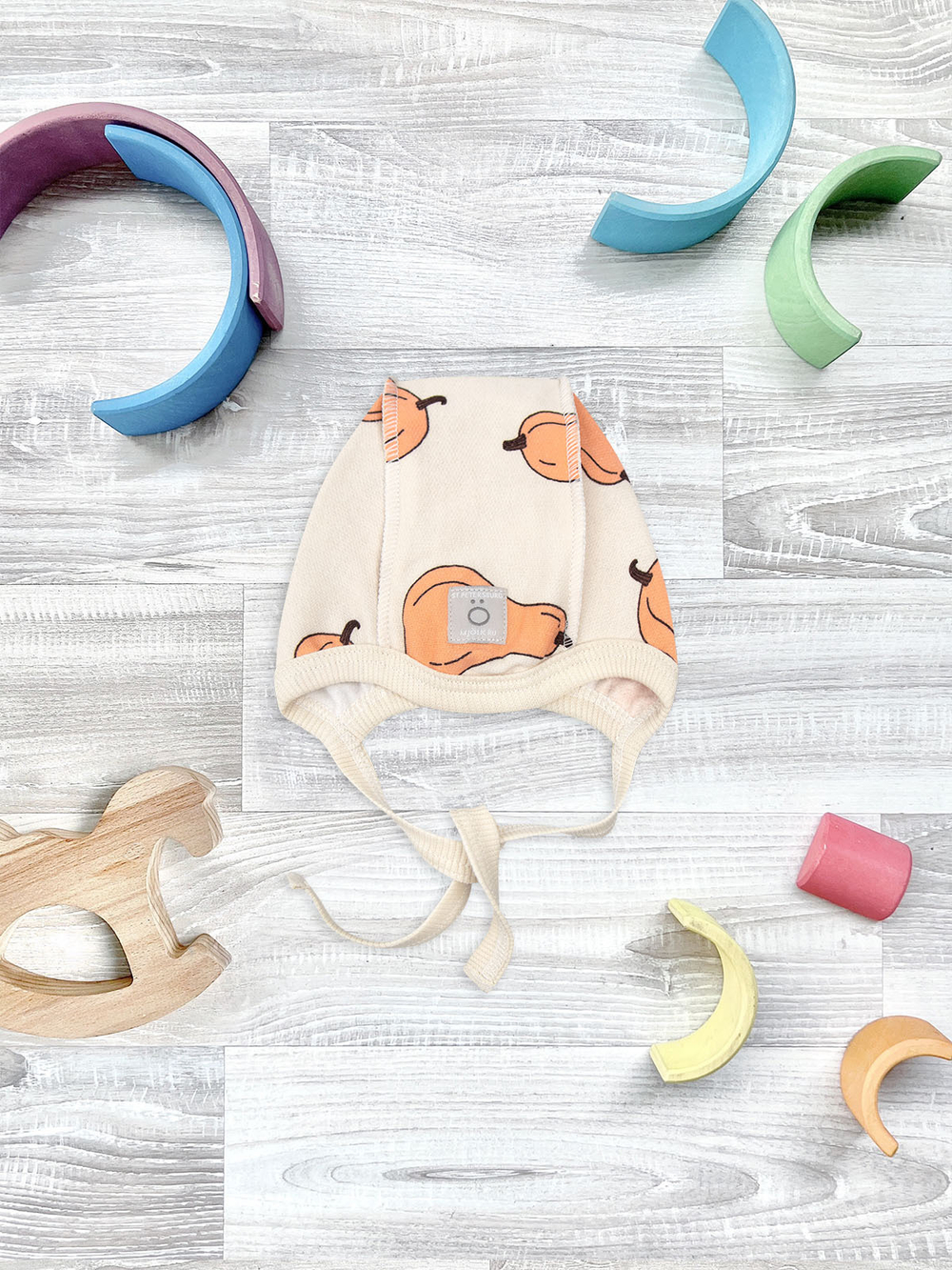 Утеплённый чепчик Mjölk Тыквы