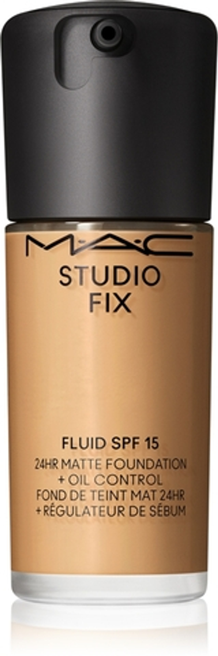 MAC Cosmetics Studio Fix Fluid SPF 15 24HR Matte Foundation + Oil Control - Тональная основа матирующая SPF 15 оттенок NC38, 30 ml