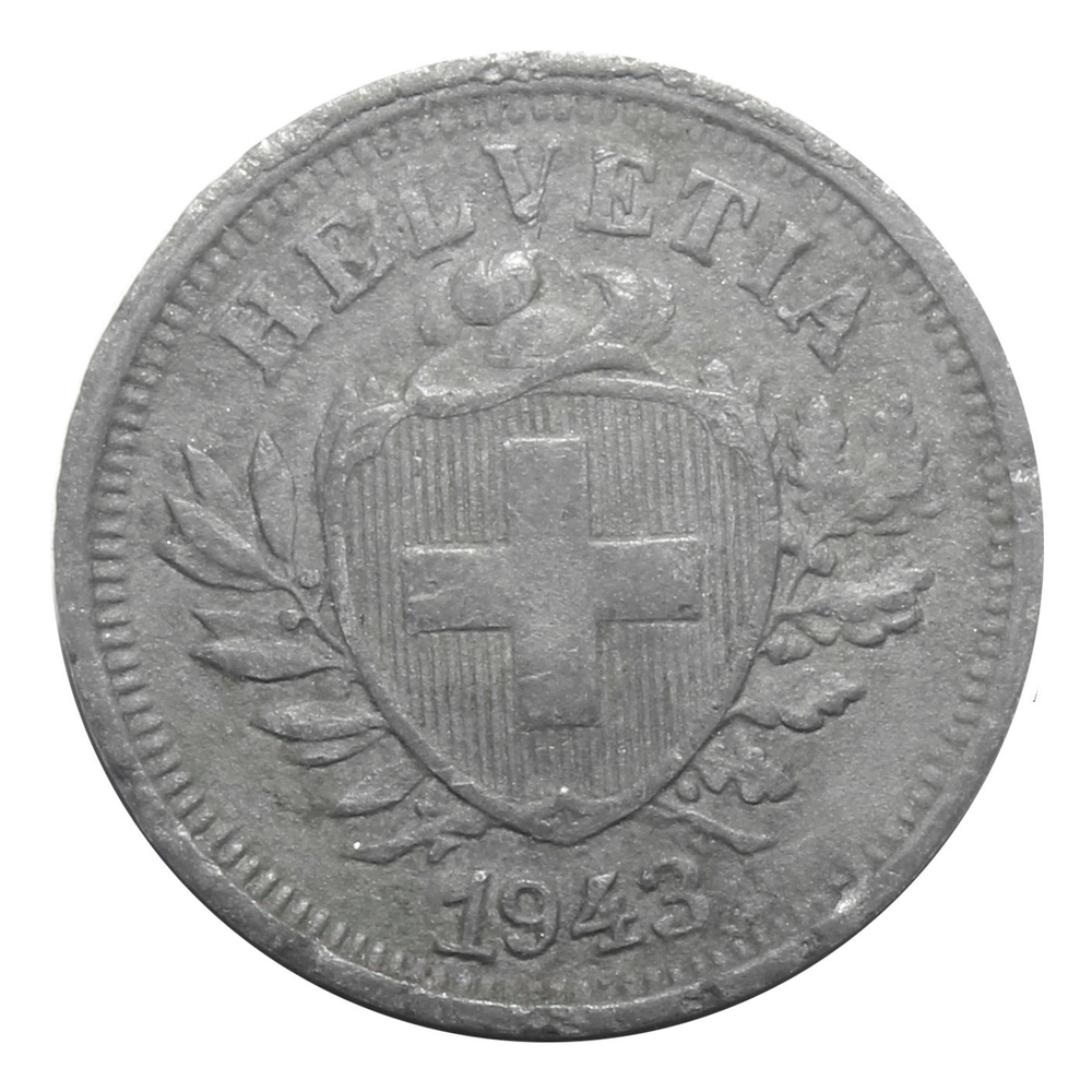 1 раппен. Швейцария. 1943 год VF