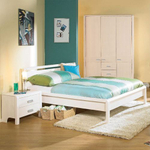 Тумба прикроватная Мадейра 2 ящика из массива сосны