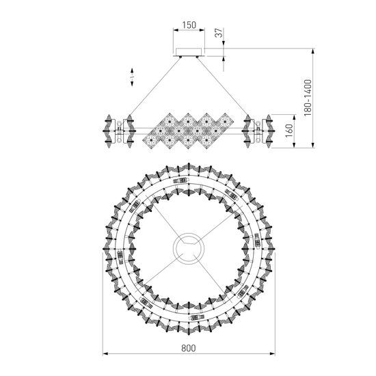 371/ подвесной светильник/ Strotskis Smart