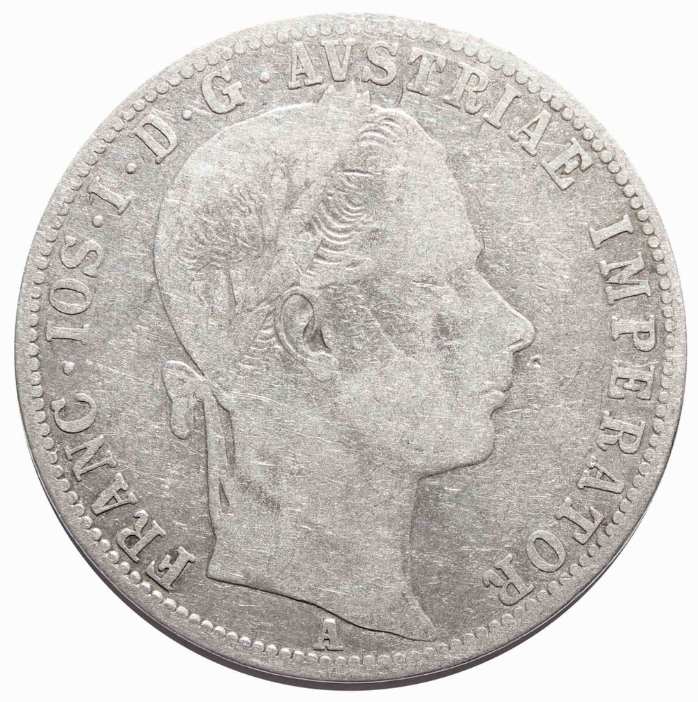 1 флорин 1864 год, Австрия. VF