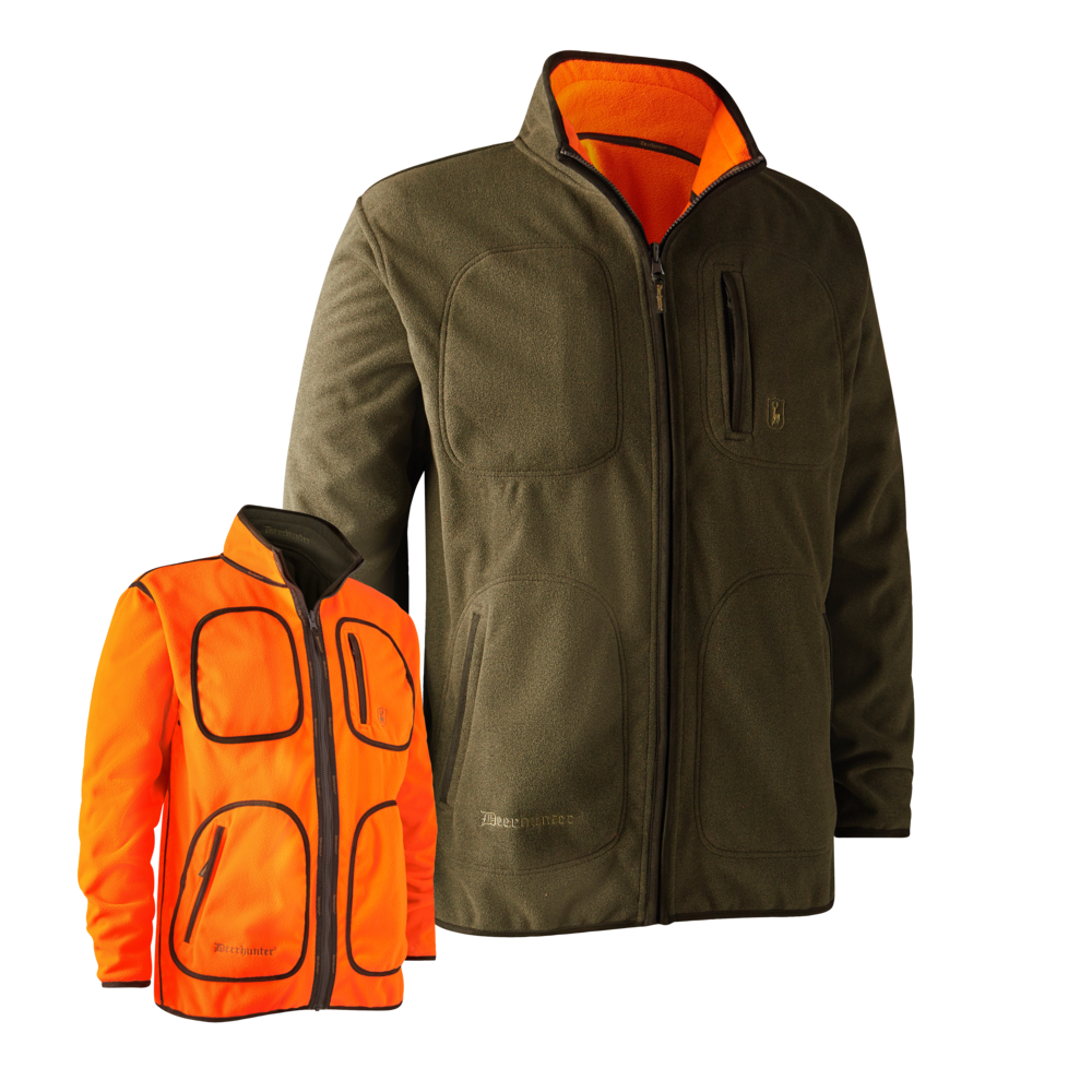 Куртка Deerhunter Gamekeeper Fleece Bonded Reversible (371/669 Graphite Green/Orange)