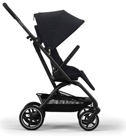 Прогулочная коляска Cybex Eezy S Twist Plus 2 BLK Magic Black с дождевиком