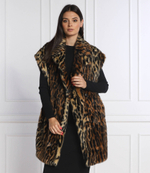 futrzany безрукавка gilet TWINSET - коричневый(222TP2182)