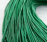 КМ006НН1 Канитель гладкая матовая, цвет: зеленый, размер: 1 мм, 5 гр.