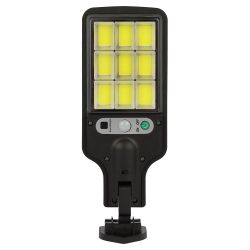 Светильник уличный ЭРА ERAKCS25-02 на солнечной батарее 10Вт 300 Лм 5000К 100 LED COB с датчиком движения ПДУ IP44 | Садовые фасадные светильники
