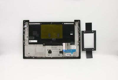 Верхняя панель с клавиатурой (топкейс) для ноутбука Lenovo ThinkPad X1 Extreme 2nd Gen / P1 Gen 2 FingerPrint, черная, с подсветкой, раскладка - русская (5M10W78893)