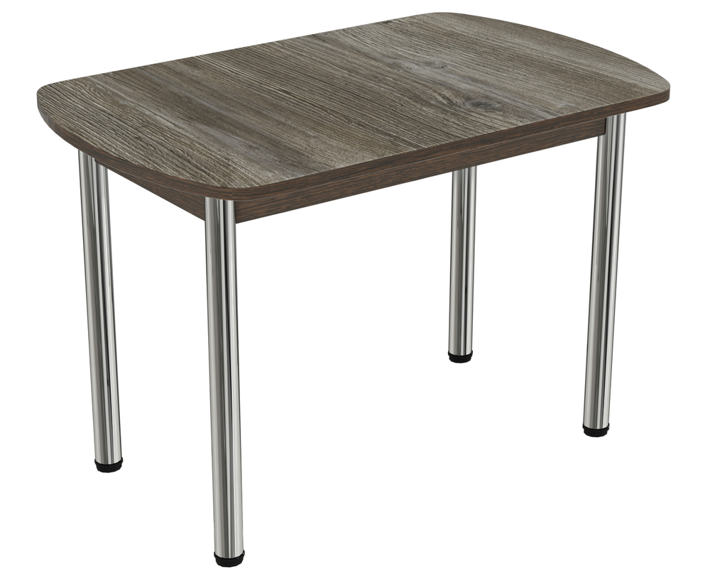 Стол неразд Пластиковый подстолье прямое хром пояс венге сосна пандероса