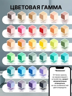 Универсальный колер GOL №69 Синий, колеровочная паста для изменения цвета краски, шпаклёвки, лака на стенах, фасаде