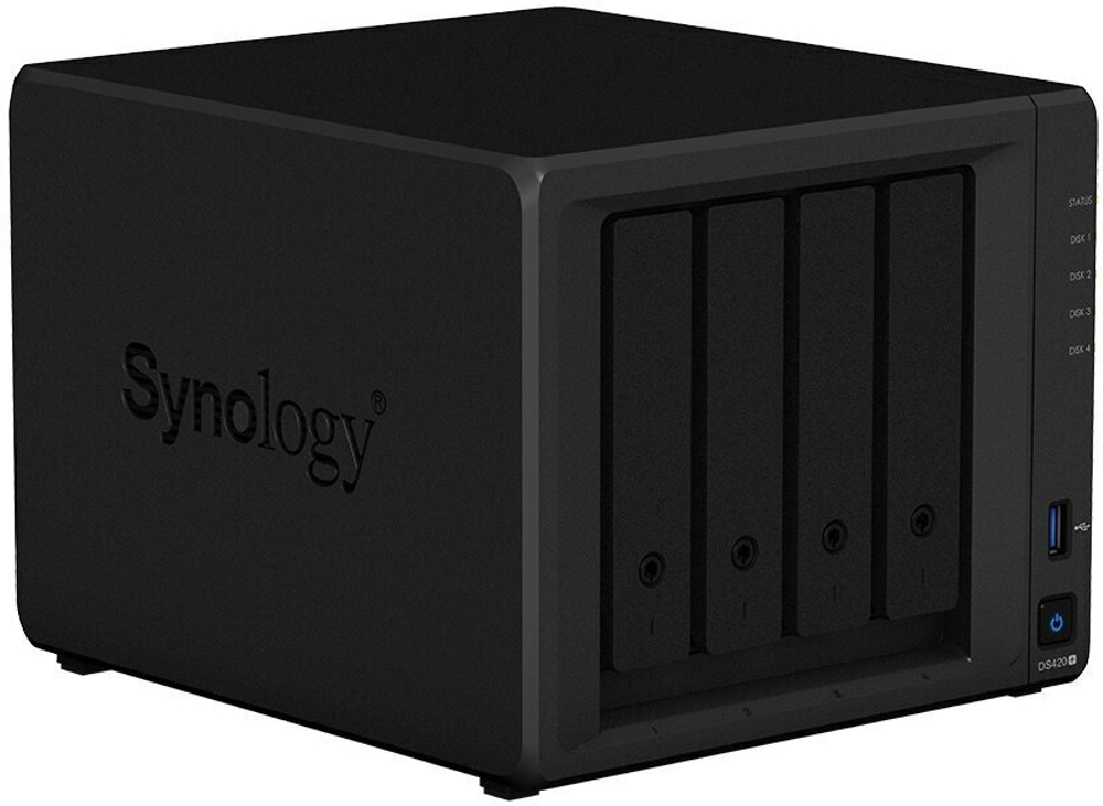 Сетевое хранилище Synology QC2,0 Ghz CPU 2GB (upto6)