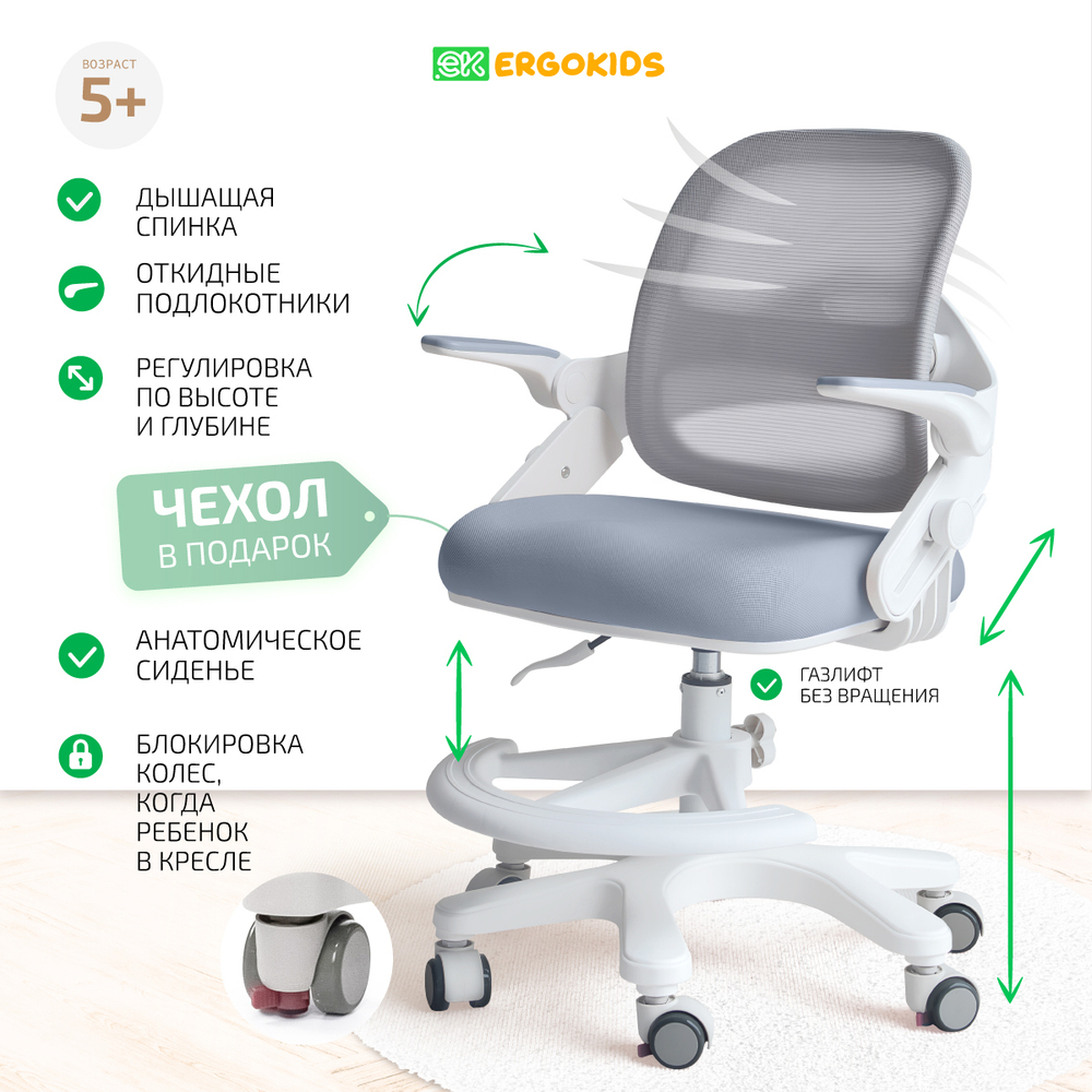 Стул для школьника Ergokids Y-308