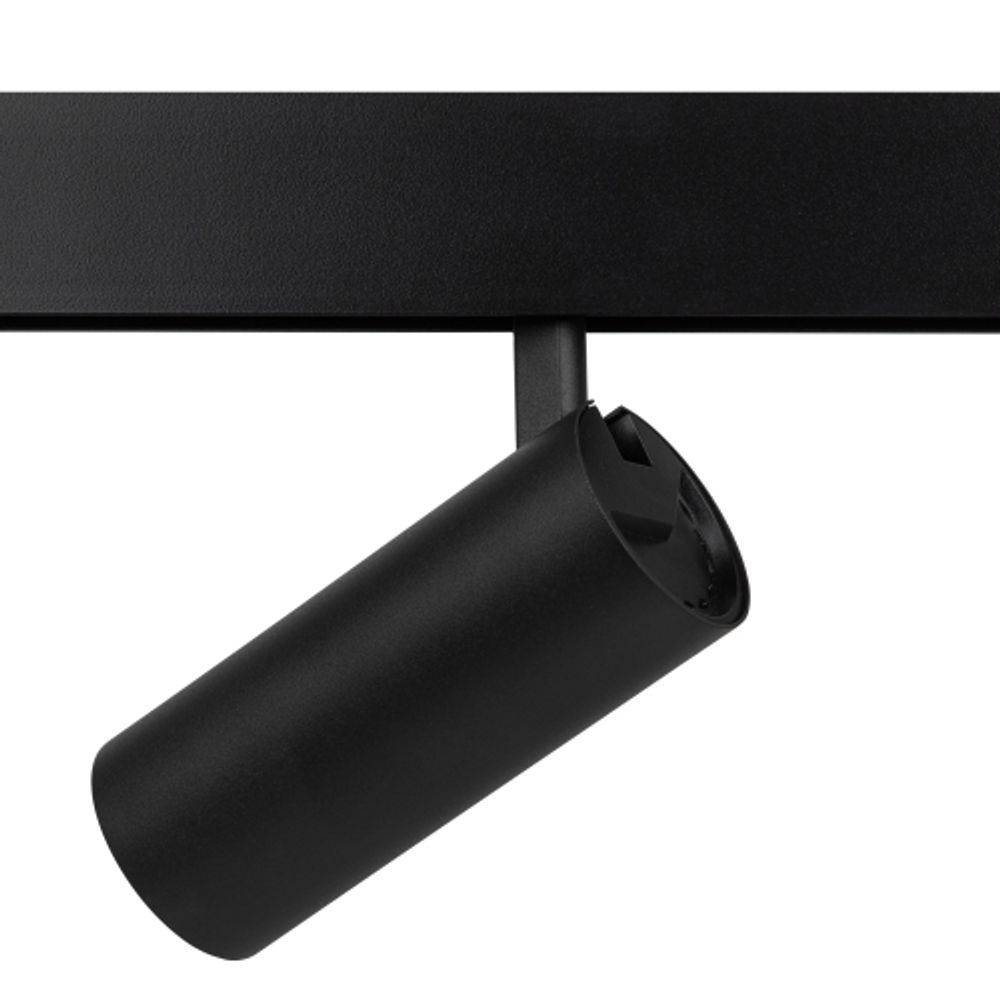 Магнитный трековый светильник ЭРА TRM20-6-15W4K-B для системы NOVA 48V 15Вт 4000К направленный свет черный