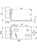 Колесо для мебели ролик для дивана 4 штуки