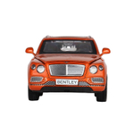 Модель 1:34 Bentley Bentayga, оранжевый перламутр,  свет, звук, откр. двери, капот и багажник, инерц