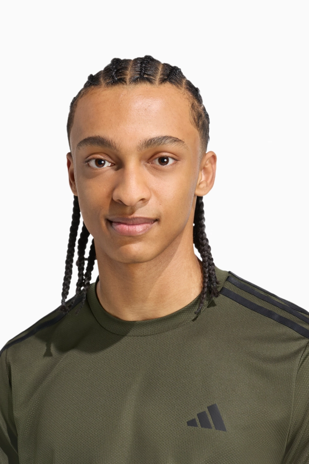 Футболка adidas Train Essentials 3-Stripes - зеленый