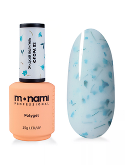 Monami Liquid PolyGel - Жидкий полигель Флора 02, 15мл