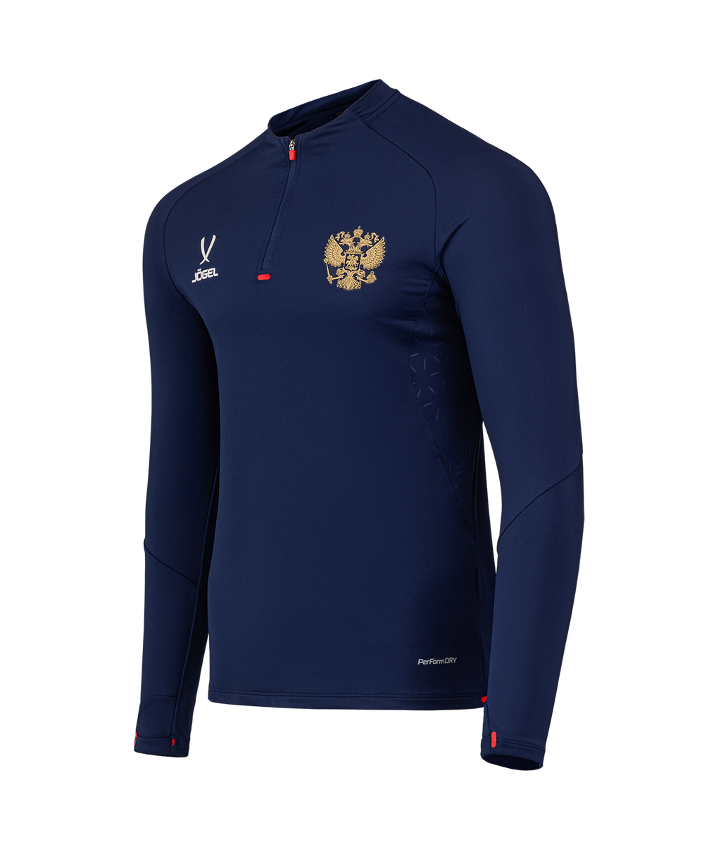 Джемпер тренировочный NATIONAL PerFormDRY Training Zip Top, темно-синий