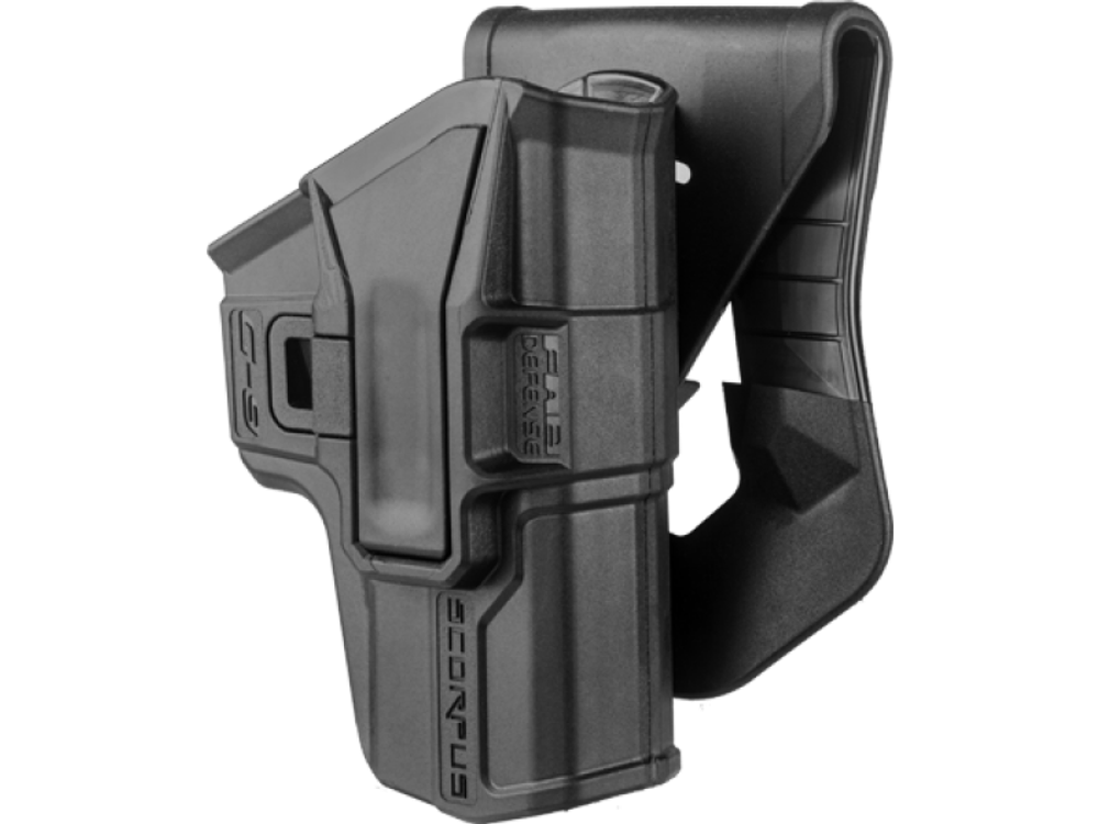 Кобура поворотная для Glock 9 мм (правша), зеленый, черный, Fab Defense