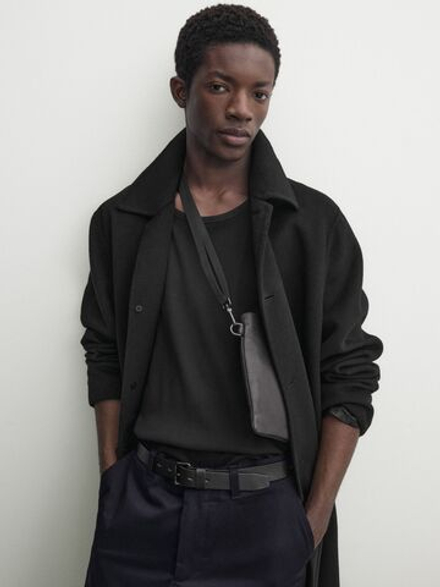 Massimo Dutti ТОП БЕЗ РУКАВОВ, ЧЕРНЫЙ