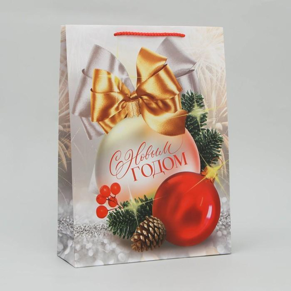 Пакет подарочный 28 × 38 × 9 см «Праздник для тебя» (Доступные радости)