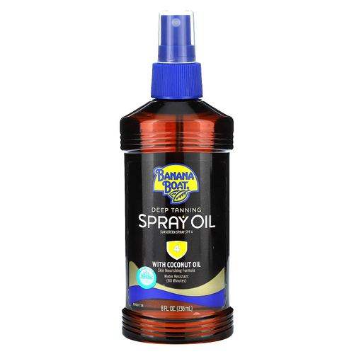 Banana Boat, масло для интенсивного загара с кокосовым маслом, SPF 4, 236 мл (8 жидк. унций)