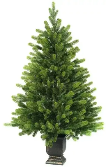 Искусственная ель Дворцовая в вазоне 100 см., 100% литая хвоя, Max Christmas (ЕДЛ1)