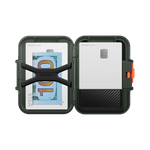 Пластиковый чехол-бумажник MagSafe с защёлкой Spigen Lock Fit (Mag Fit) Картхолдер из поликарбоната. Вмещает до шести карт