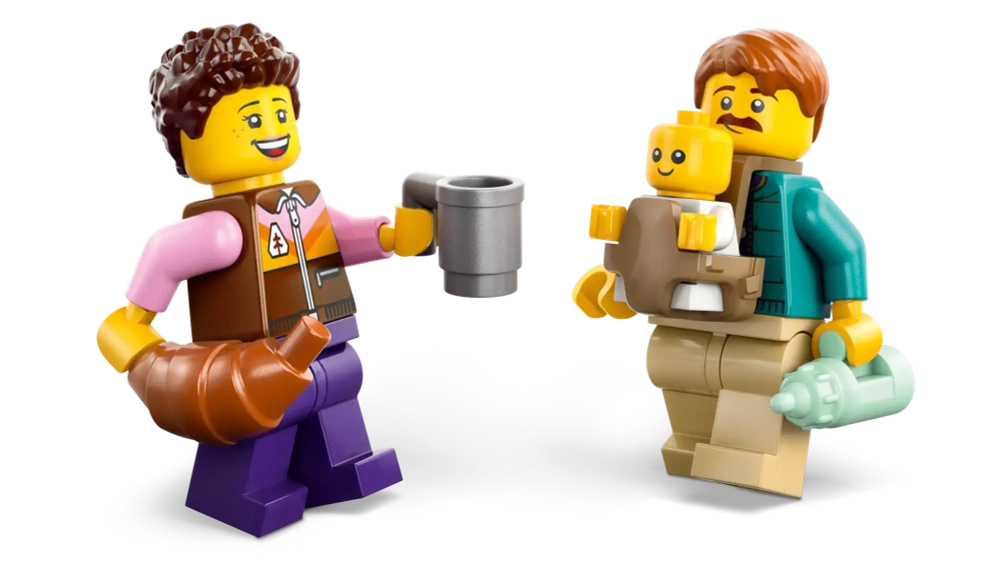 Конструктор LEGO City 60454 Туристический фургон для отдыха и приключений