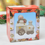 Сувенир новогодний с подсветкой "Дед Мороз" 11*5*12см, батарейки в комплекте