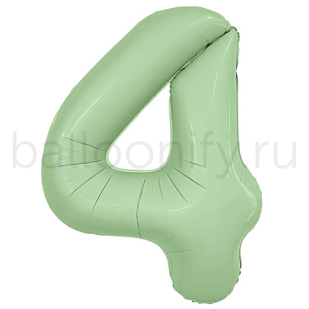 Шар ЦИФРА 4 Олива 40" 102 см